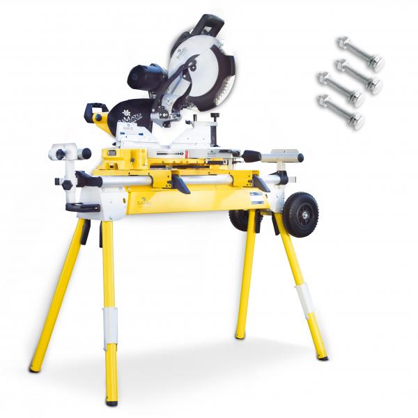 BAMATO Zug- Kapp- und Gehrungssaege KP-305 u Maschinenstaender KST-2760